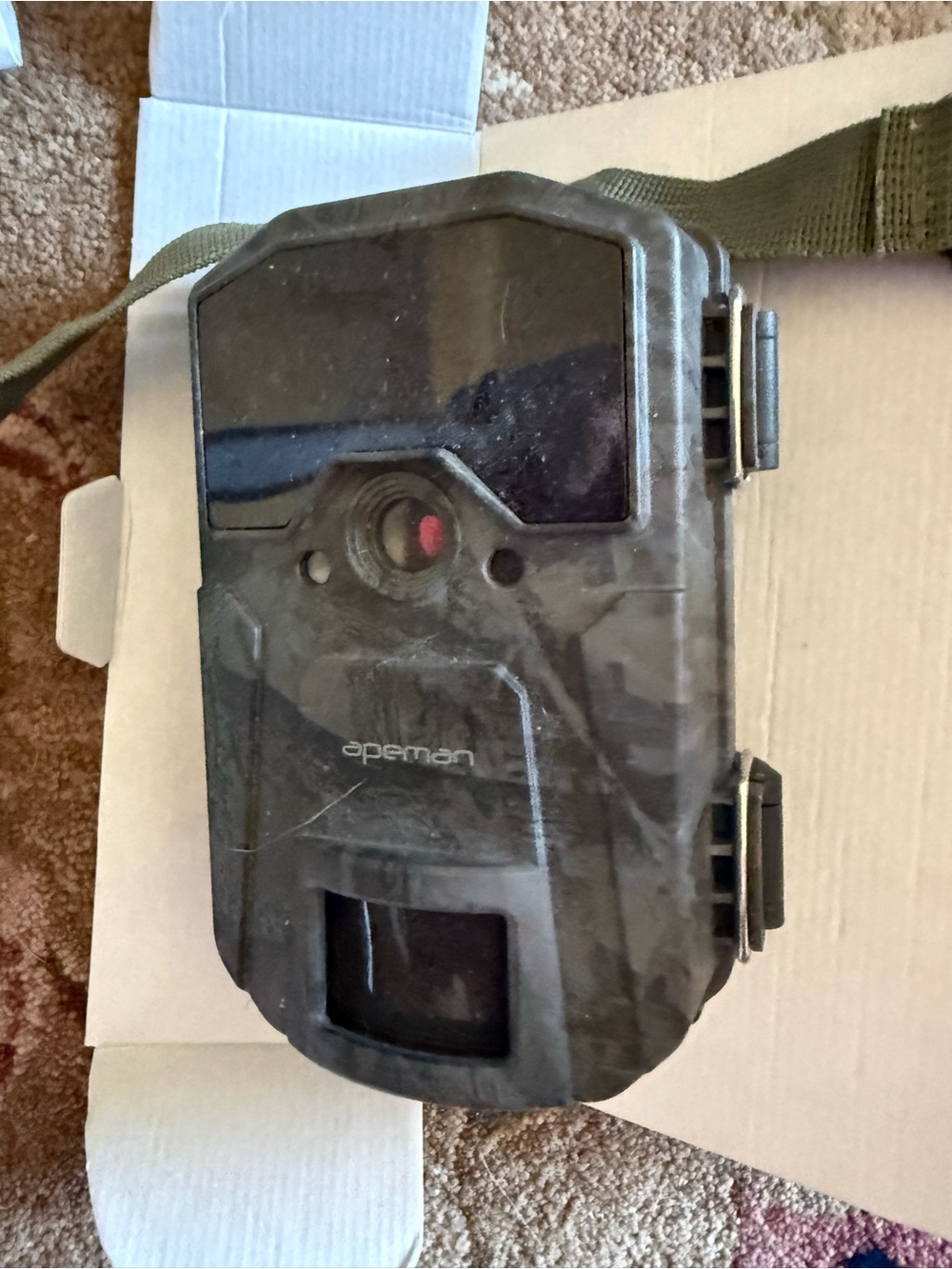 Apeman H55 Trail Camera in Camouflage Green - Outdoor Wildlife Recorder